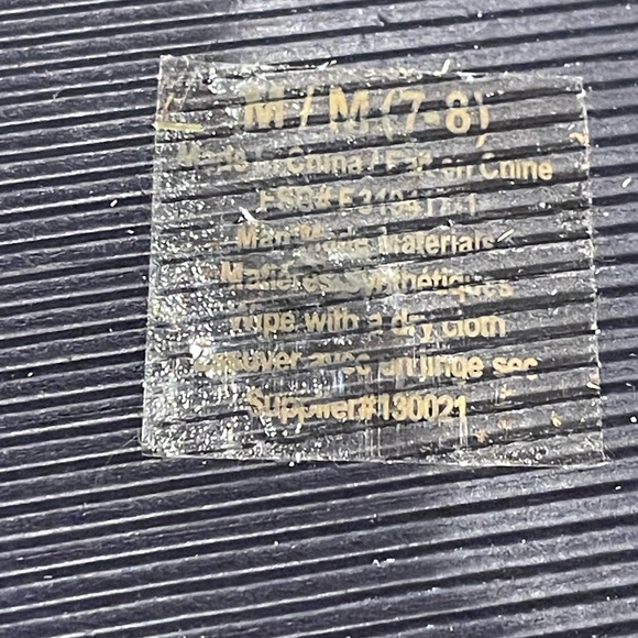 Disney, Mickey Mouse, red White and blue leather flip-flops wedge sandals 7-8 - Picture 7 of 7